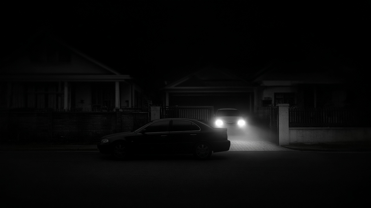 Blocking the driveway