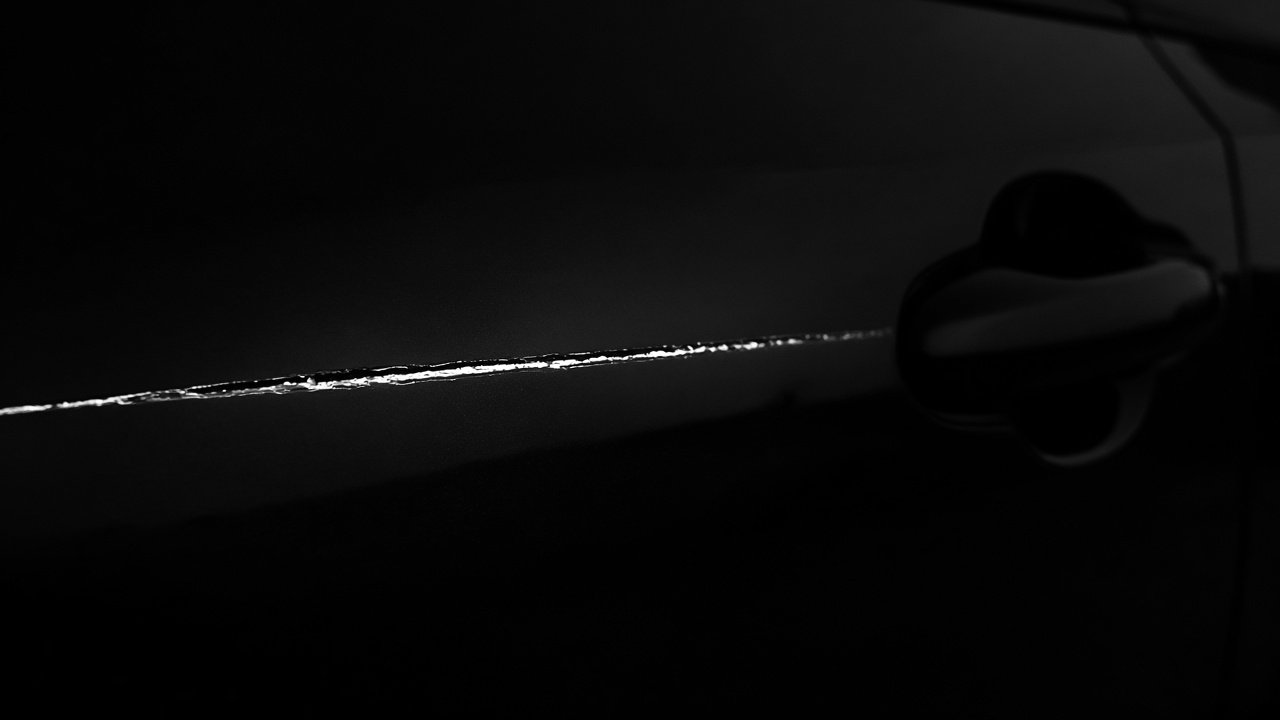 A scratch on the car